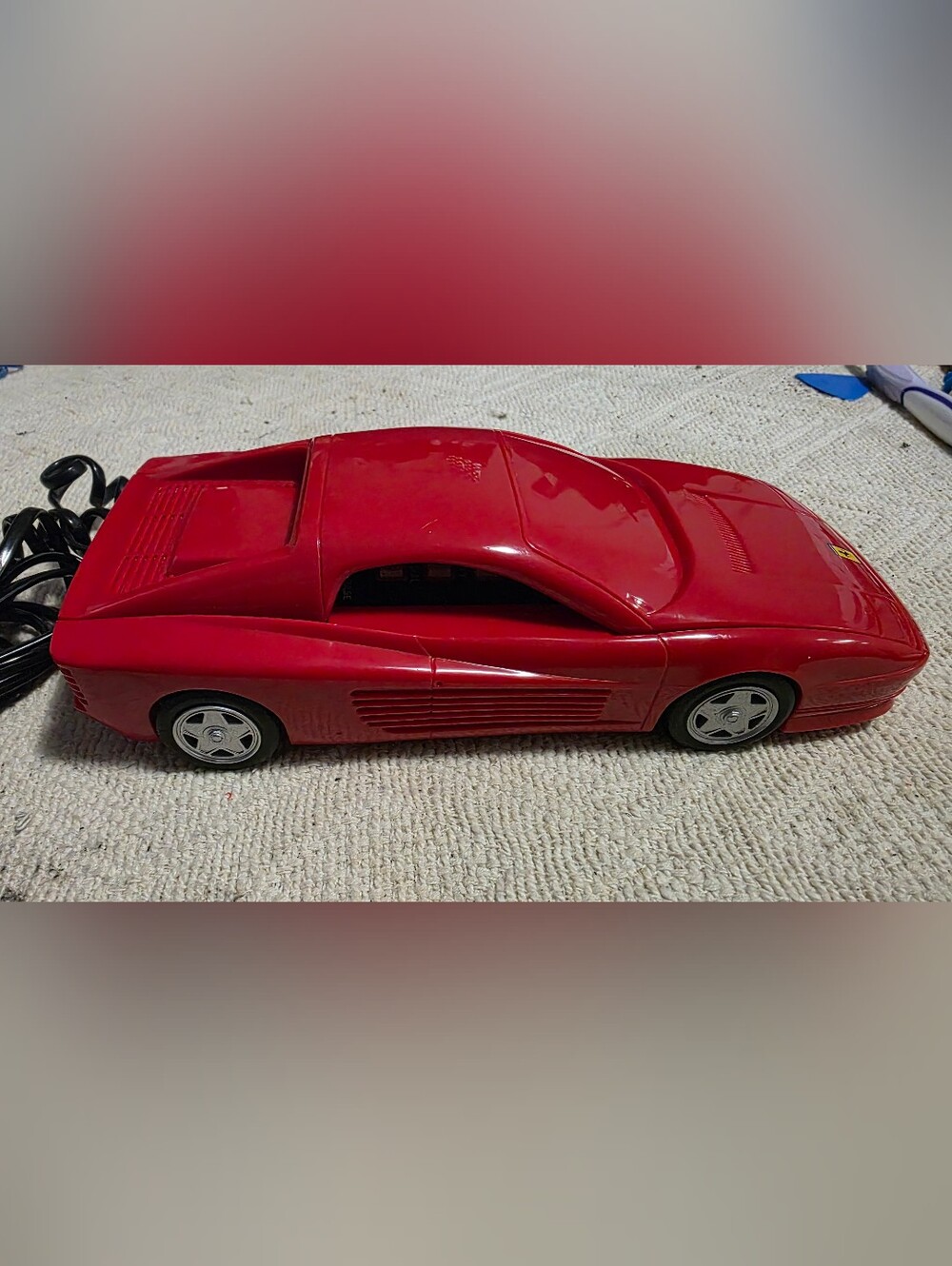 Red Vintage Ferrari Phone.